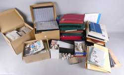 Collection de timbres : gros lot de TP neufs et surtout oblitérés : du club Woluwe , très belle thématique voiture , nombreux petits paquets de TP A EXAMINER