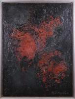 Tableau HST - Composition - signé MARTIN Marie-Thérèse