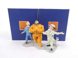 BD : HERGE , création Pixi - Puzzle objectif lune - (4pcs) : Milou 973/1000 , Tintin 772/1000 , Tournesol 572/1000 , Haddock 187/1000