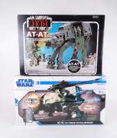 Jouet : STAR WARS Kenner (2pcs) (bel état gen) avec boite d'origine : Return of the Jedi - AT - AT - avec notice + The Clone Wars - AT - TE -