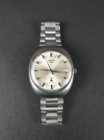 Bijou : Montre bracelet d'homme LONGINES Ultronic mvt à quartz (En état , couronne remplacée) boitier acier bracelet acier