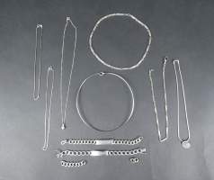 Bijou : Lot de bijoux en argent