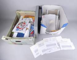 Collection de timbres : grosse faciale belge en 2 exemplaires jusqu'en 2024 + divers documents - Philanews - et diverses publications de la poste sans timbre