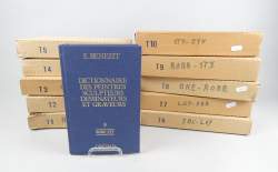 Livres : BENEZIT en 10 volumes in - 8 Neuf dans boite d'origine - Dictionnaire des peintres sculpteurs dessinateurs et graveurs - reliure d'éditeur pleine toile bleue