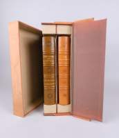 Livre : Coffret Nouveau Testament : - Actes des apôtres/ apocalypse - & - Les évangiles - tir limité 659/1200 reliure plein maroquin dos à 4 dbl nerfs int Vélin de Renage