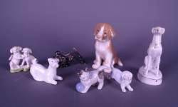 Céramique: Sujets animaliers en porcelaine et faience