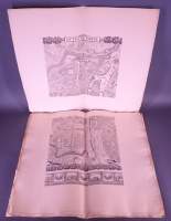 Gravure: 9 plans de Paris tirage 19eS (ds l'état) -Maisons royales et remarquabl