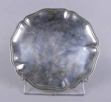 Argenterie : Assiette en argent poinçon 800