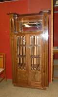 Meuble : Buffet Art Nouveau en bois exotique dans le goût de SERRURIER-BOVY SERRURIER Gustave