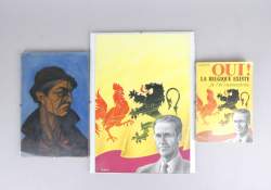 Objet : Maquette du Livre - La Belgique Existe! - technique mixte signé PERETTI Calisto