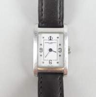Bijou : Montre bracelet de dame BAUME & MERCIER modèle Hampton en acier mvt à quartz (En état)