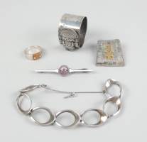 Bijoux en argent dont bracelet signé FROM FROM Niels Erik