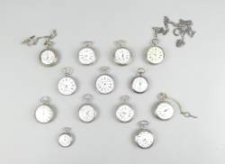 Bijou : Montres de gousset mvt à clef (En état , usures) (13)