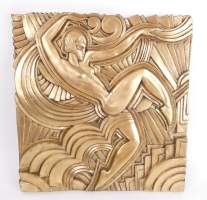 Tableau : Bas Relief en stuc doré d'après PICAUD Maurice