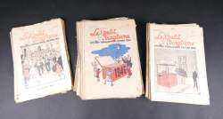 BD : Hebdomadaires Tintin (68pc) - le Petit Vingtième - (état de correct à moyen , quelques uns ds l'état) dont : 1938 : 2 , 8 , 11 , 39 , 41 , 43à50 1939 : 2à7 , 10 , 12à28 , 30 ,