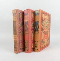 Livre : Jules VERNE 3 tomes in - 4 collection Hetzel Voyages extraordinaires dos aux phares (Usures , pt dechirures) cartonage à 1 éléphant dont : 20 000 lieues sous les mers