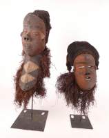 Africain : 2 masques Pende Congo