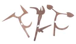 Africain : Arme de Jet du Nord Congo (3pcs)