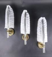 Luminaire : 3 appliques attribuées à BUZZI Tomaso