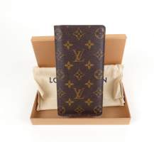 Mode: Porte-feuille LOUIS VUITTON en toile monogr et intérieur en cuir (leg. tra