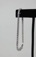 Bijou: Bracelet en or blanc 18K serti de 55 diamants pour env. 1,70cts P: 9,7g L