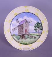 Céramique: Assiette en faience P.Regout Maastricht n°4 signéHASEY Louis