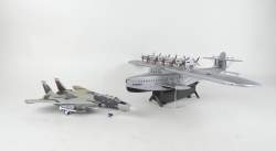 Jouet : Avions miniatures(2) (Mqes) : Dornier DO X 1929 SKYSTARS maquette en métal échelle 1/72 + F14 Tomcat CDC Armor (2pcs)