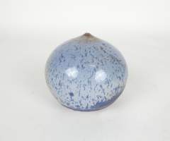 Céramique: Vase soliflore en grès émaillé monogrammé LA LAMPECCO Antonio