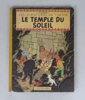 BD: Les aventures de TINTIN Hergé éd CASTERMAN: Le temple du soleil EO B3 1949 (