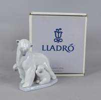 Céramique : Sujet en porcelaine de Lladro - Ours et ourson