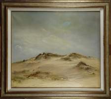 Tableau HST - Dune - signé BUFFEL Gustave