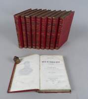 Livre : HENNE , Alexandre , - Histoire du règne de Charles - Quint en Belgique - Bruxelles et Leipzig , Émile Flatau , 1858 , 10 volumes