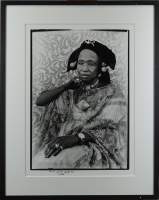 Tableau : tirage argentique - Sans titre (Portrait de femme) - 1998 56 à 57 signé KEITA Seydou