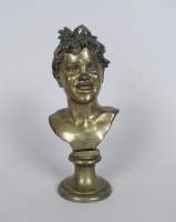 Sculpture : bronze - Tête d'homme - signé GEMITO Vincenzo