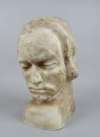 Sculpture : plâtre - Tête d'homme - dans le style de WASTERLAIN Georges