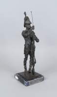 Sculpture : bronze - Reg Inf Irlanda fusilero ano 1806 - signé L.SANCHEZ (20eS) H : 30cm