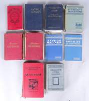 Livre : 10 guides : Guides Michelin régionaux 1929/30 , guides illustrés Hachette 1923 , guides bleus illustrés Hachette 1949 (2)/1924/1963 , Baedeker 1873/1872 , guides bleus.