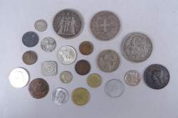 Collection : pièces de monnaie 21 pièces dont 8 en Argent