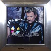 Musique: Johnny HALLYDAY -A la vie à la mort- n°192/1000 disque de diamant ds ca
