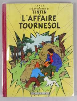 BD: Les aventures de TINTIN par Hergé -L'affaire Tournesol-1956 B19 EOF (Bon éta