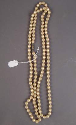 Bijou: Collier de perles de Majorque L:126cm