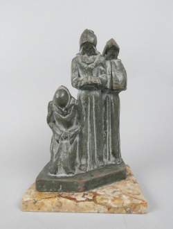 Sculpture: Terre cuite -Penitents- signé DUBIE Edmond Sculpture: Terre cuite -Penitents- signé DUBIE Edmond