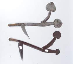 Africain: Armes de jet Nzakara (2pcs) Africain: Armes de jet Nzakara (2pcs)