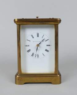 Horloge : Pendulette d'officier mécanique avec fonction réveil Matthew NORMAN (fonctionne partiellement)
