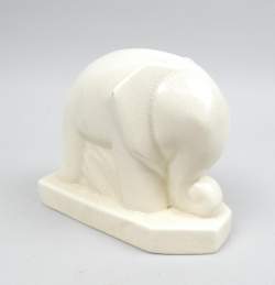 Céramique : faïence de Nimy - Eléphant - 1223 signé AEBLY Albert