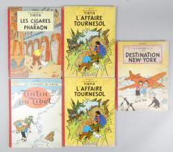BD(5) : TINTIN Hergé éd CASTERMAN (Etat gen correct/ bon) EOB(usur)