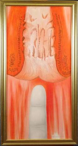Tableau HST -Sans titre- signé VAN DE WOUWER Roger Tableau HST -Sans titre- signé VAN DE WOUWER Roger