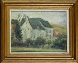 Tableau HSP -Vue de ferme- signé GORUS Jaak Tableau HSP -Vue de ferme- signé GORUS Jaak