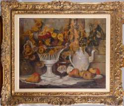 Tableau HSP - Nature morte à la corbeille - signé DEGREEF Amédée Tableau HSP - Nature morte à la corbeille - signé DEGREEF Amédée