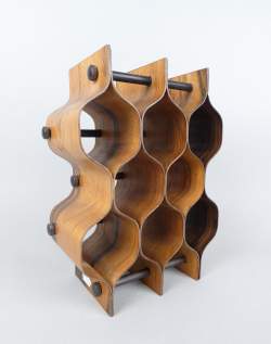 Objet : Porte verres en bois de palissandre JOHANSSON Torsten Objet : Porte verres en bois de palissandre JOHANSSON Torsten